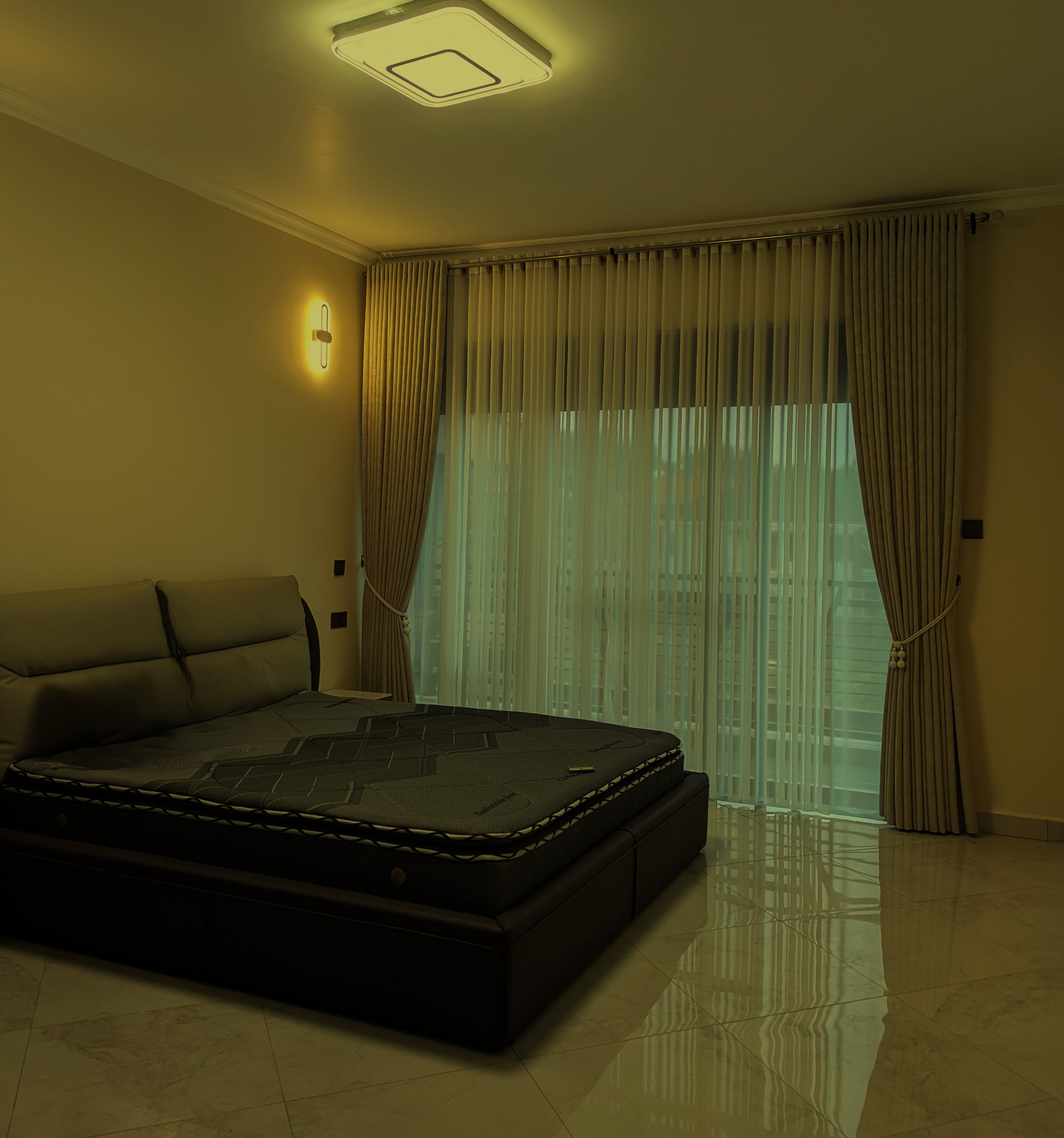 Spacious bedroom suite with premium finishes
